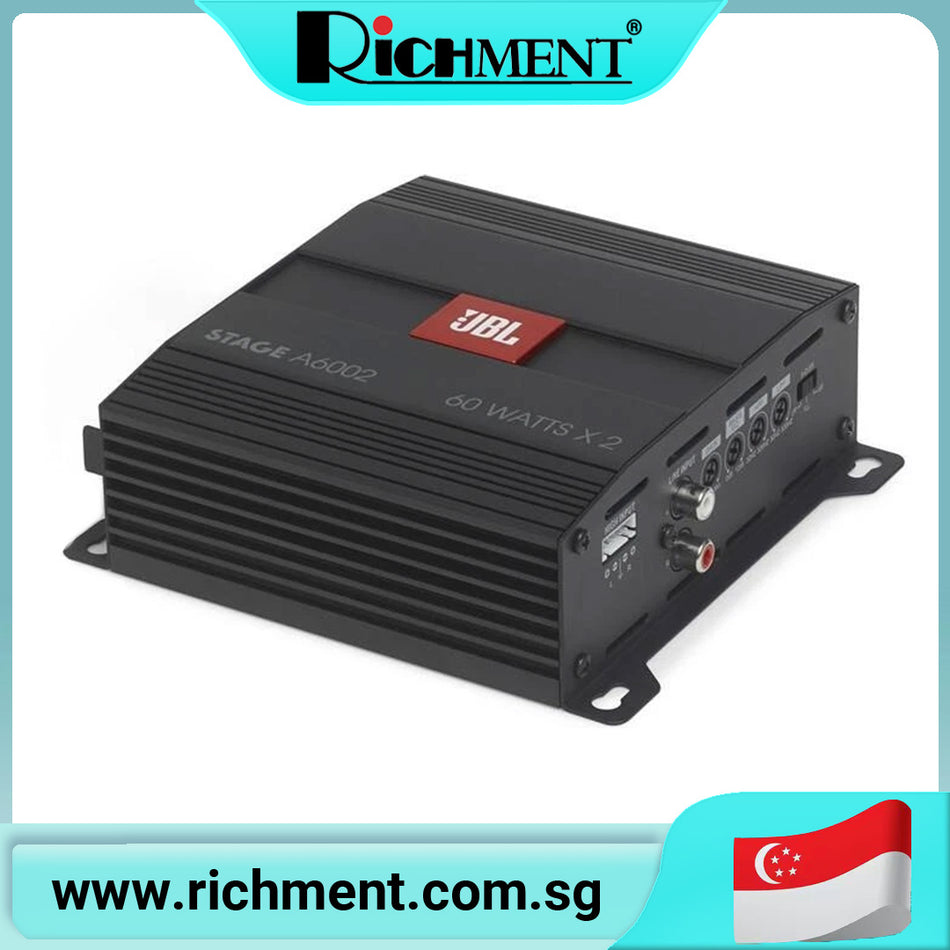 【✅SG STOCK🔥】Brand new original JBL STAGE A6002 60 WATTS X 2 Car Amplifier 