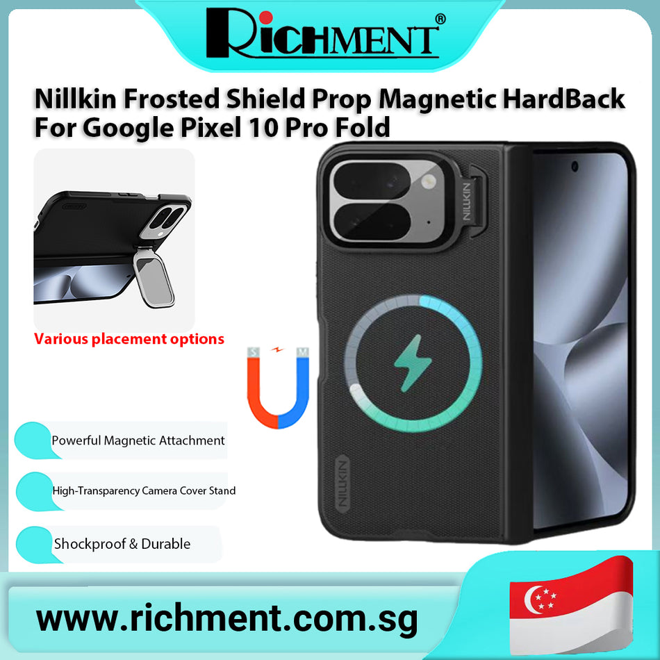 【✅SG Brand🔥】RICHMENT Nillkin for Frosted Shieid  Phone Case for Google Pixel 10 Pro Fold Hard Protection Back Magnetic Super Frosted Shield  more stable charging