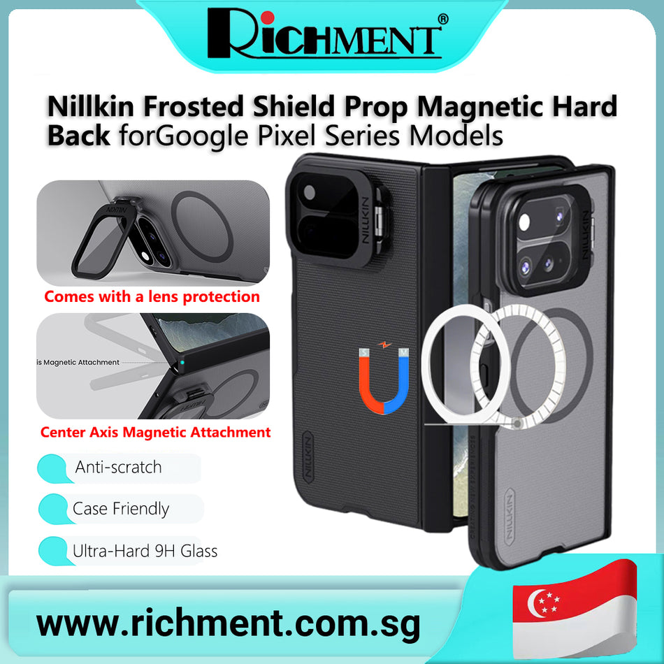 【✅SG Brand🔥】RICHMENT Nillkin for Frosted Shieid  Phone Case for Google Pixel 11 Pro Fold Hard Protection Back Magnetic Super Frosted Shield more stable charging